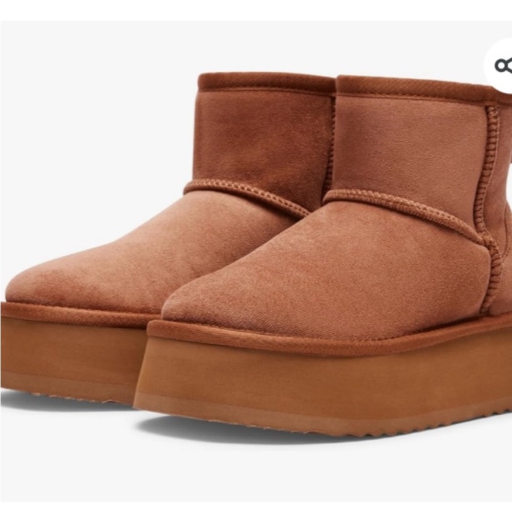 Madden Girl Brown Platform Ankle Booties - Picture 1 of 11